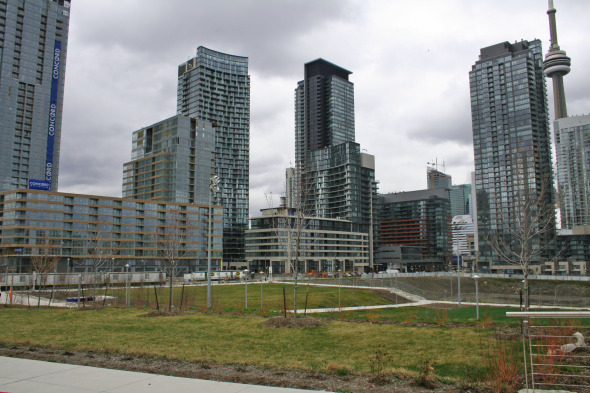 Concord City Place Park at Front and Spadina