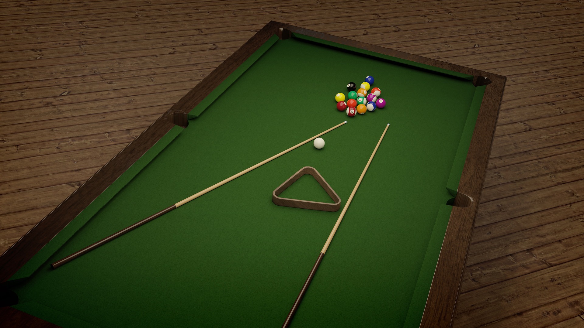 Image of billiards table