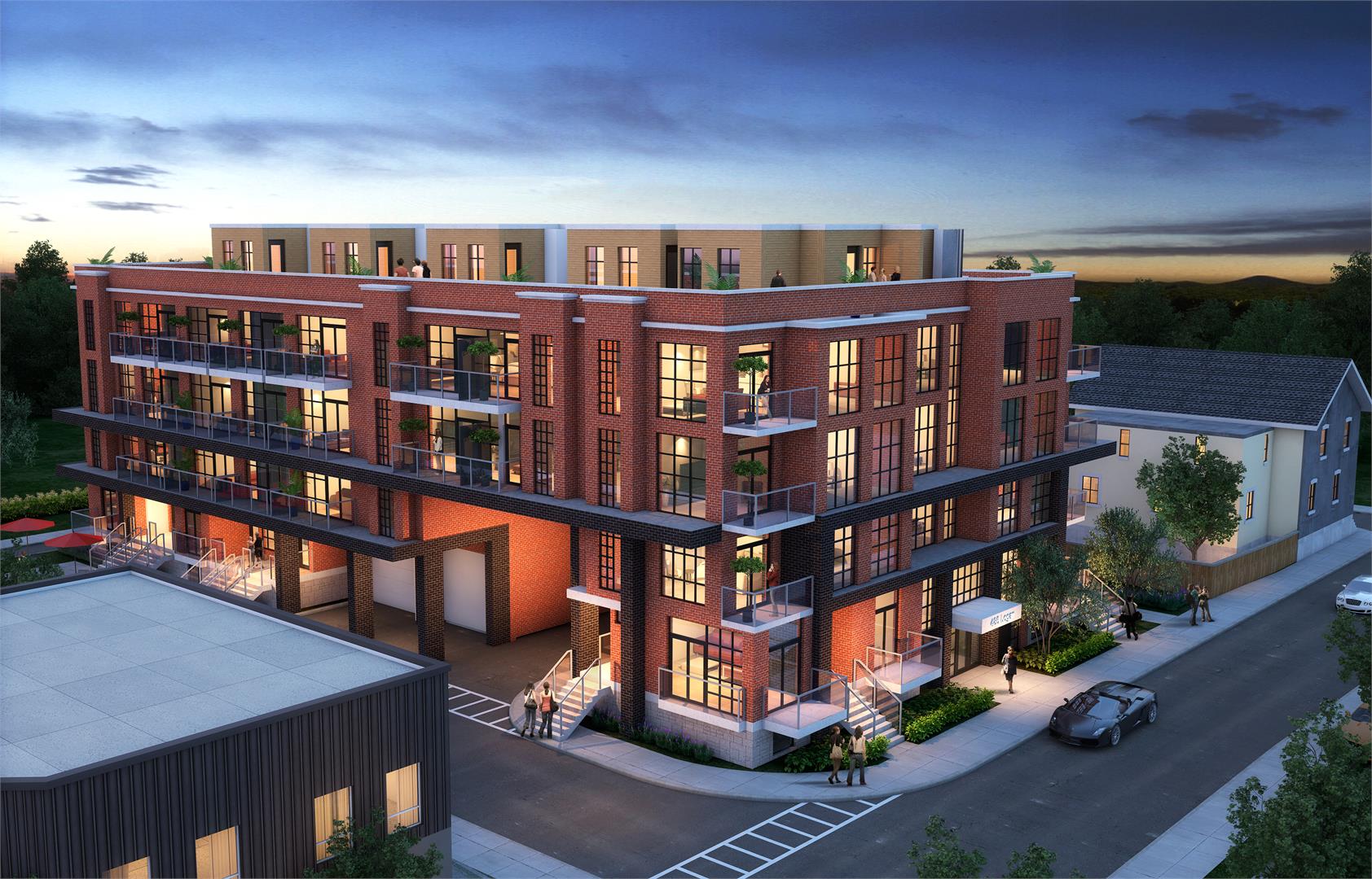 3d image of Elevate at Logan, new condo development on 485 Logan Avenue.