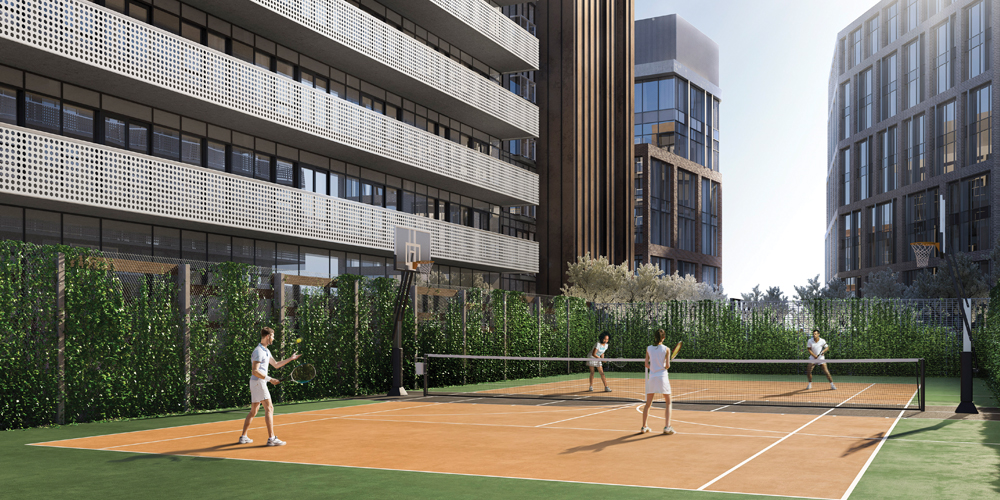 lighthouse condo east tower tennis court render 19 lighthouse condo east tower tennis court render