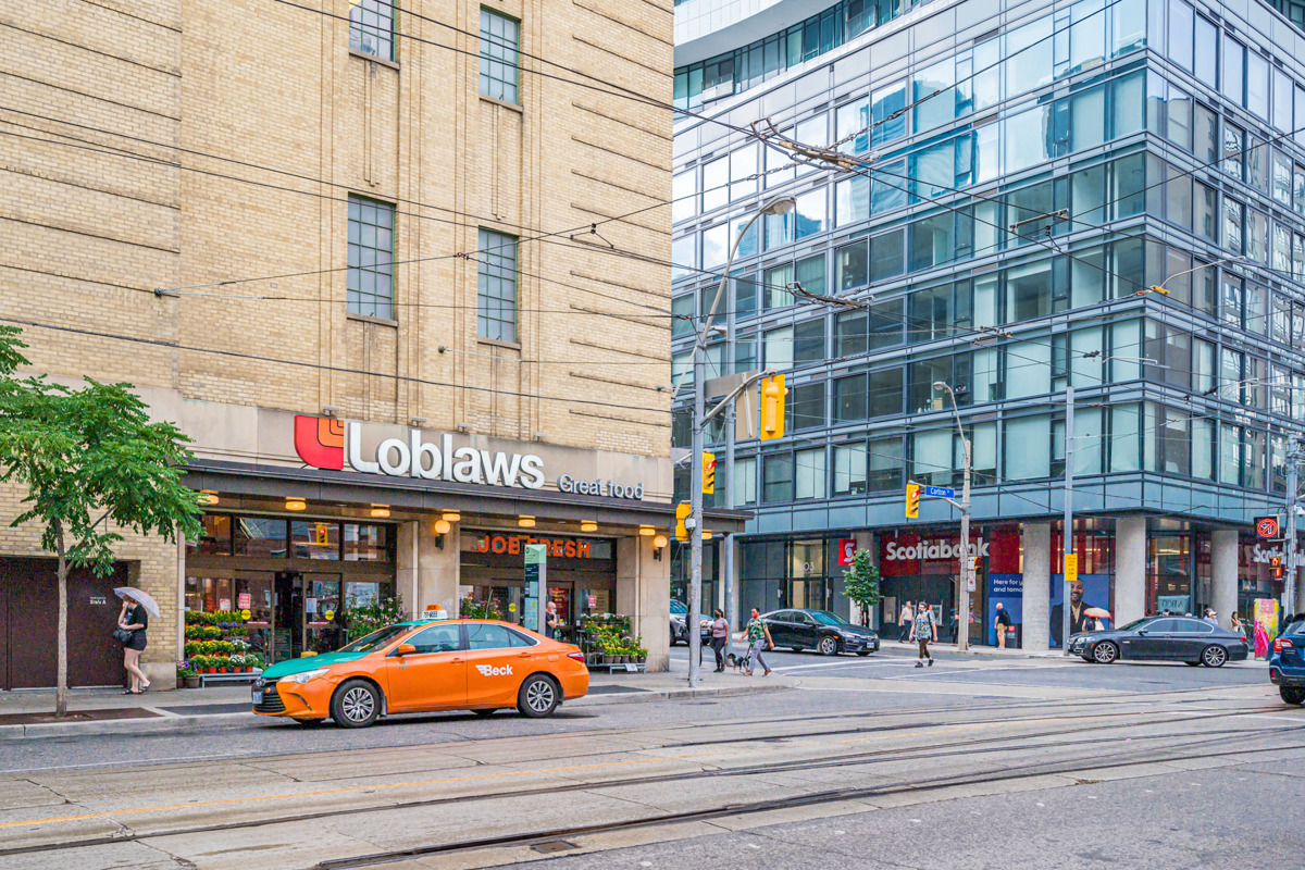 Loblaws Joe Fresh and Scotiabank buildings 27 Loblaws, Scotiabank and Joe Fresh buildings in Church-Yonge Corridor.