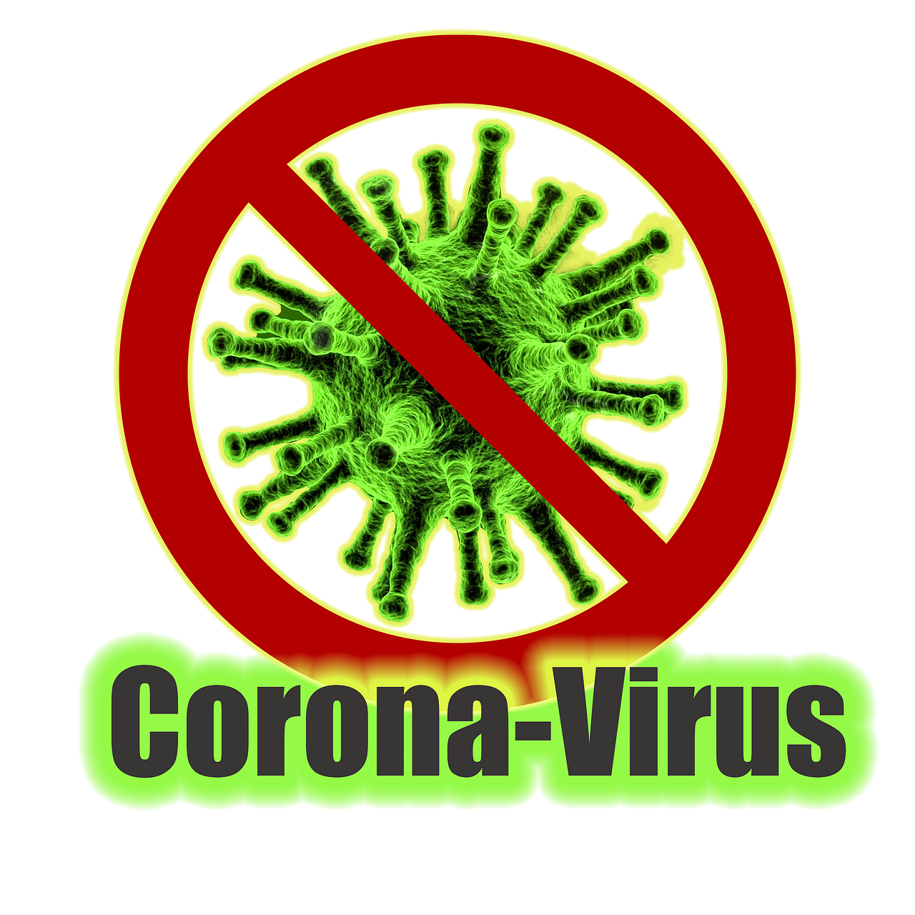 Image of coronavirus ban during 2021 housing market.