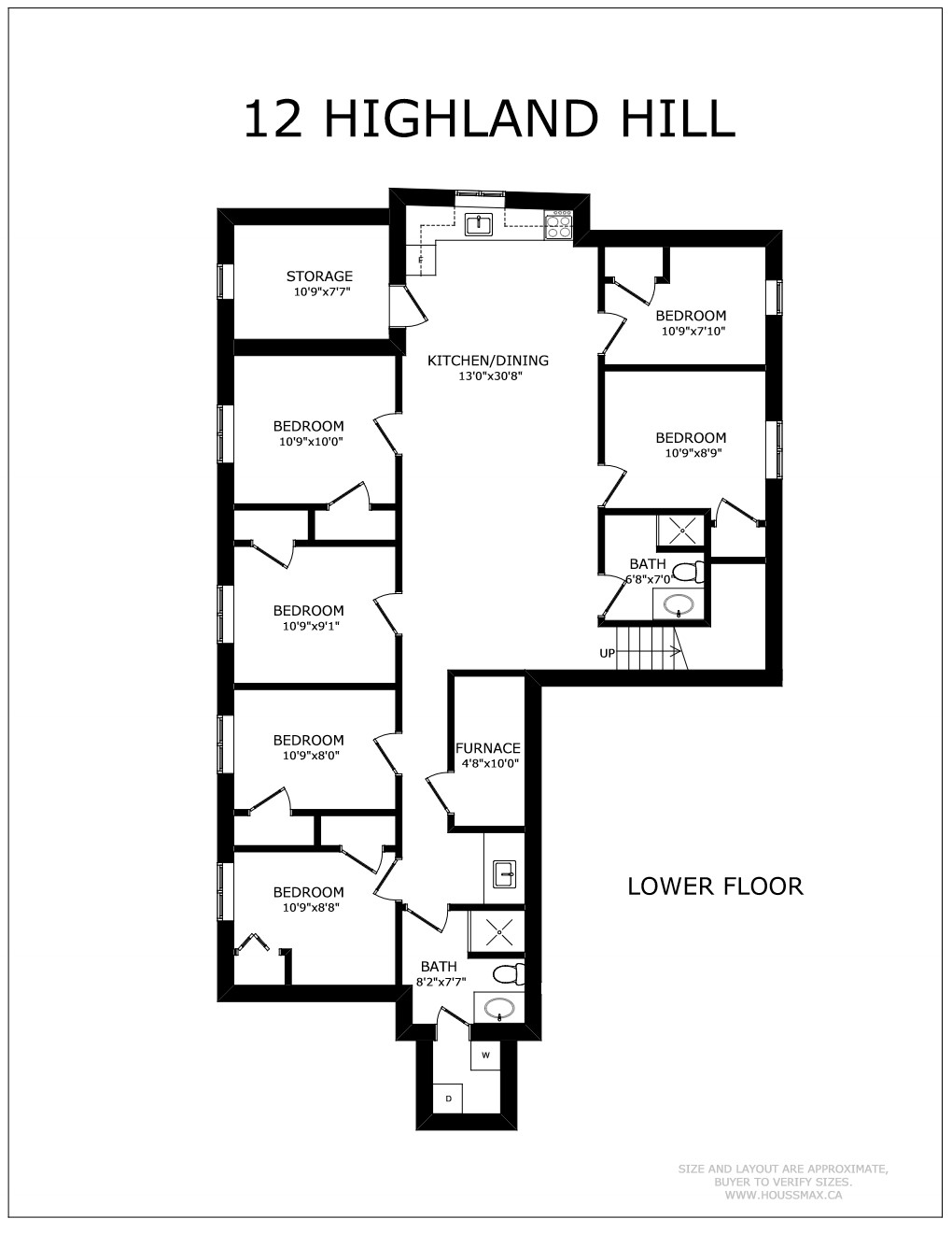 12 Highland Hill Floor Plan - Basement