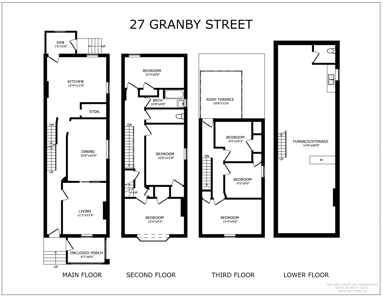 27 Granby Street Floor Plans