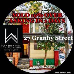 27 Granby Street Sold 19 Over Asking Flyer